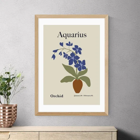 Aquarius Art Print - Sage, Archival Paper
