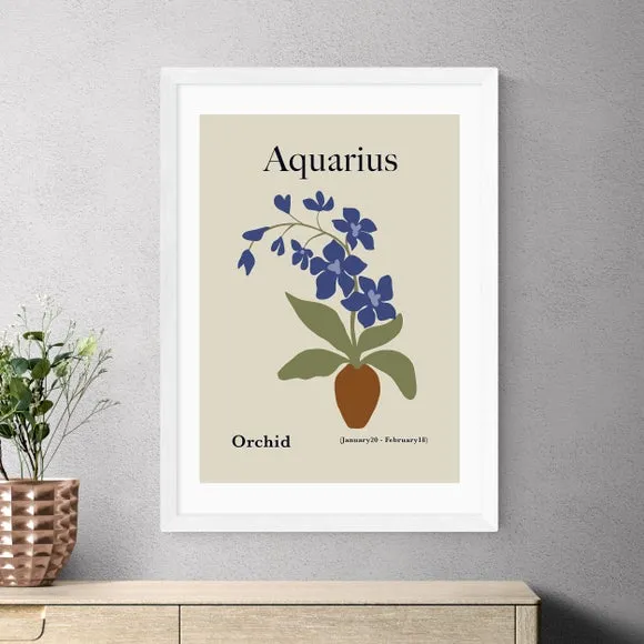 Aquarius Art Print - Sage, Archival Paper