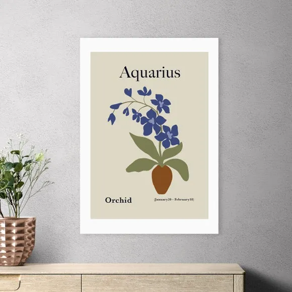 Aquarius Art Print - Sage, Archival Paper image