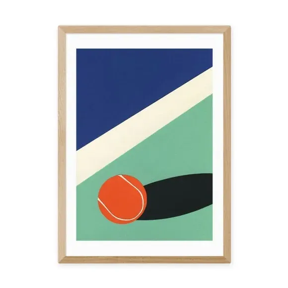 Arizona Tennis Club II Art Print - Multicolor