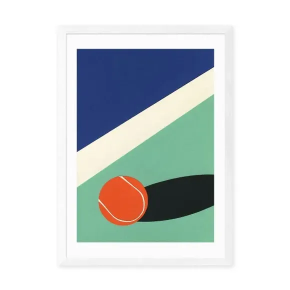Arizona Tennis Club II Art Print - Multicolor