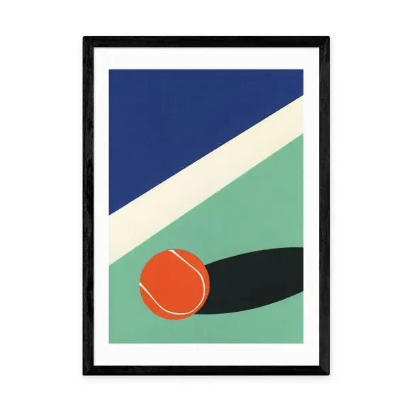Arizona Tennis Club II Art Print - Multicolor