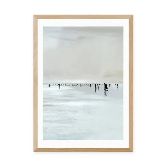 Beachy Wall Print - Natural, Archival Paper