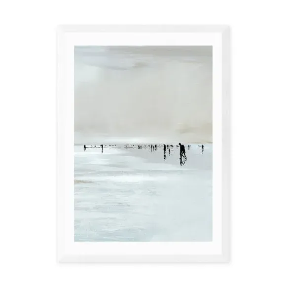 Beachy Wall Print - Natural, Archival Paper
