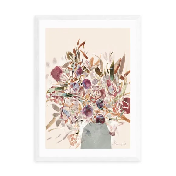 Blossoms Wall Print - Natural, Archival Paper