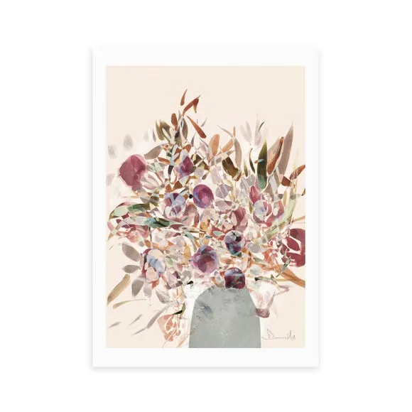 Blossoms Wall Print - Natural, Archival Paper