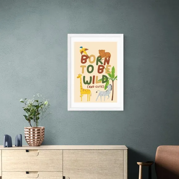Born To Be Wild Art Print - Multicolor