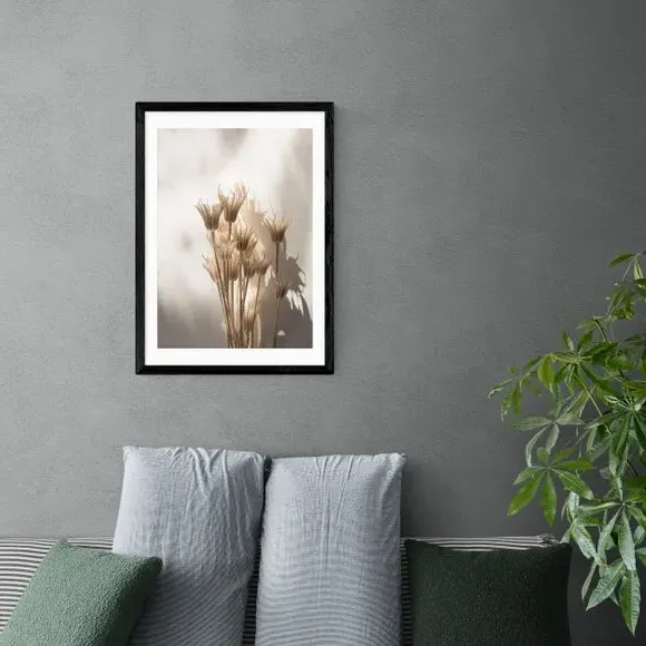 Botanical Framed Print - Natural