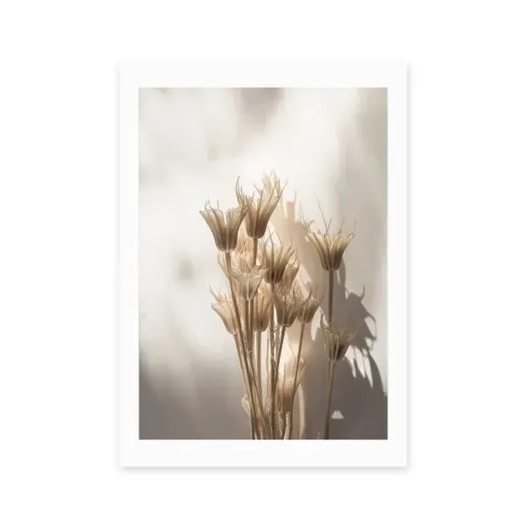 Botanical Framed Print - Natural