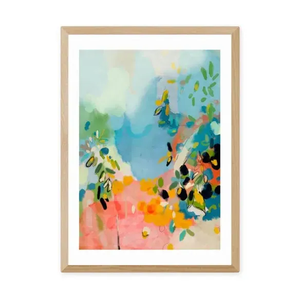 Botanical Wall Art Print - Multicolor, Paper