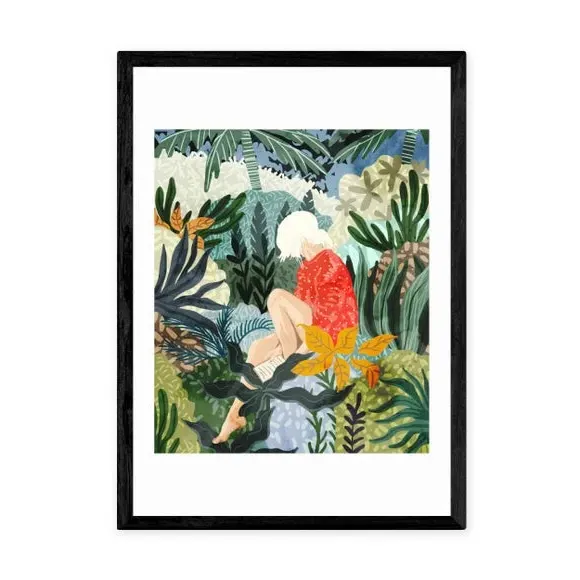 Botanical Wall Art Print - Multicolor, Paper