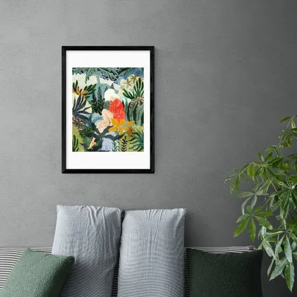 Botanical Wall Art Print - Multicolor, Paper