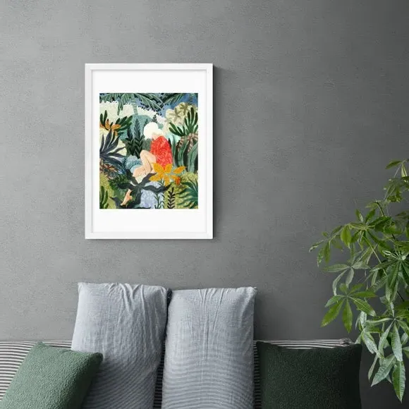 Botanical Wall Art Print - Multicolor, Paper