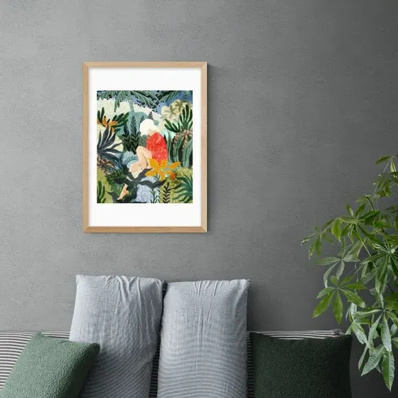 Botanical Wall Art Print - Multicolor, Paper