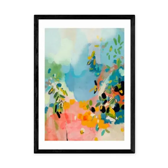 Botanical Wall Art Print - Multicolor, Paper