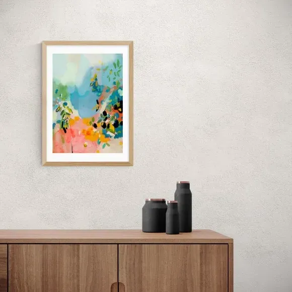 Botanical Wall Art Print - Multicolor, Paper