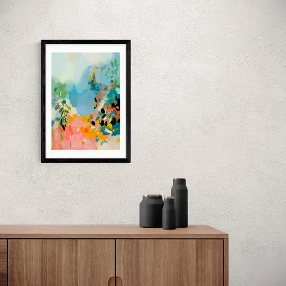 Botanical Wall Art Print - Multicolor, Paper