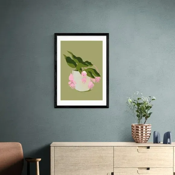 Botanical Wall Print - Green