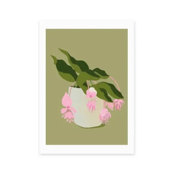 Botanical Wall Print - Green