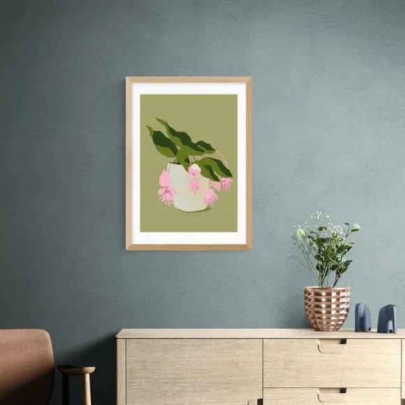 Botanical Wall Print - Green