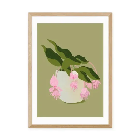 Botanical Wall Print - Green