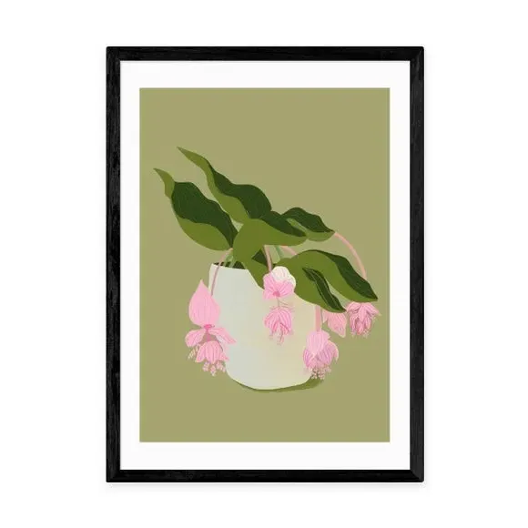 Botanical Wall Print - Green