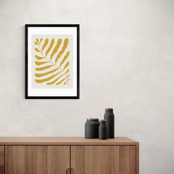Botanical Wall Print - Yellow, Archival Paper