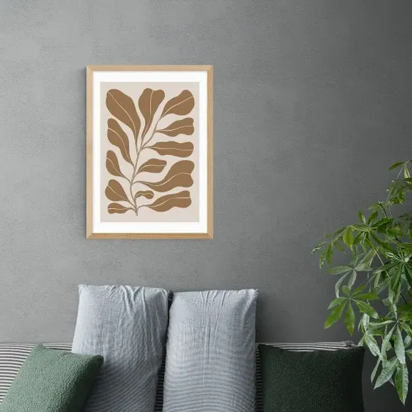 Branch Art Print - Brown