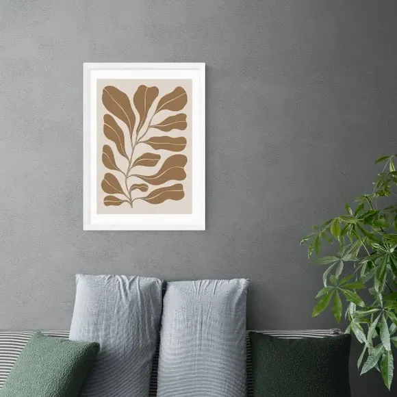 Branch Art Print - Brown
