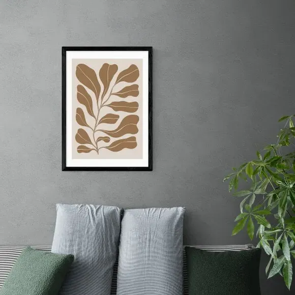 Branch Art Print - Brown
