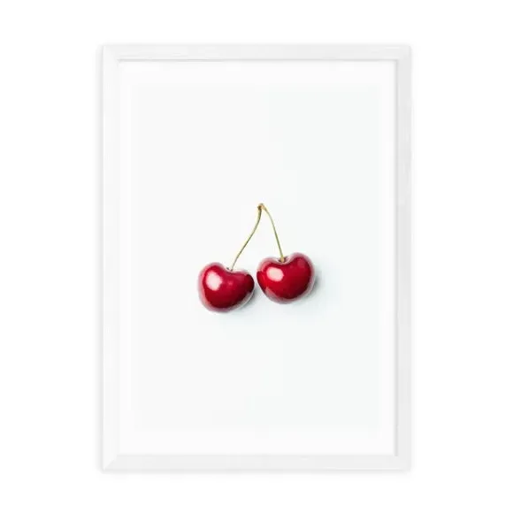 Cherry II Art Print - Red