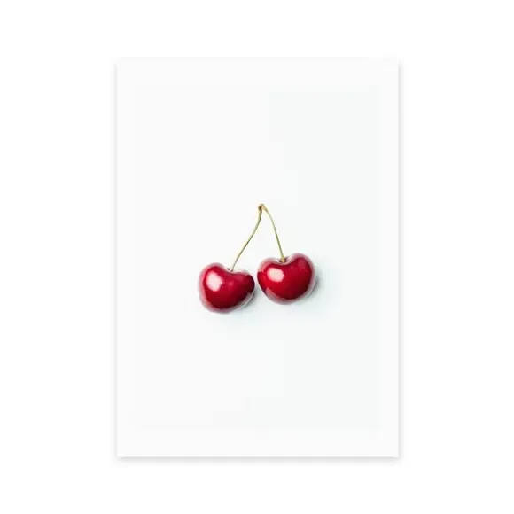 Cherry II Art Print - Red