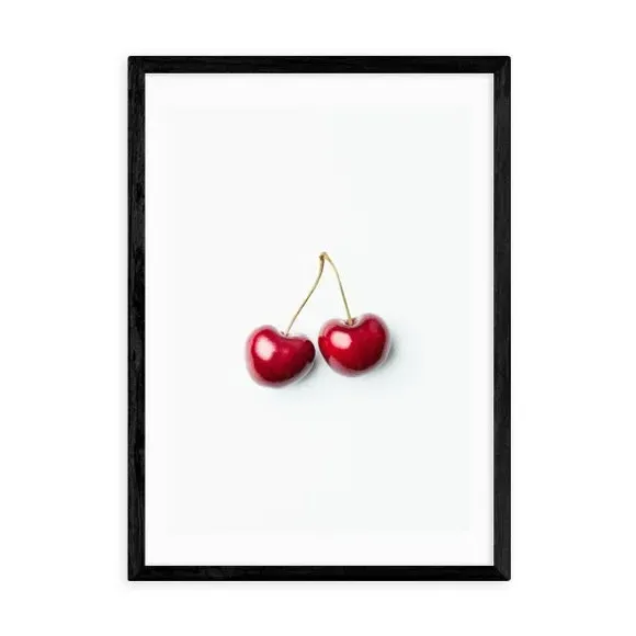 Cherry II Art Print - Red