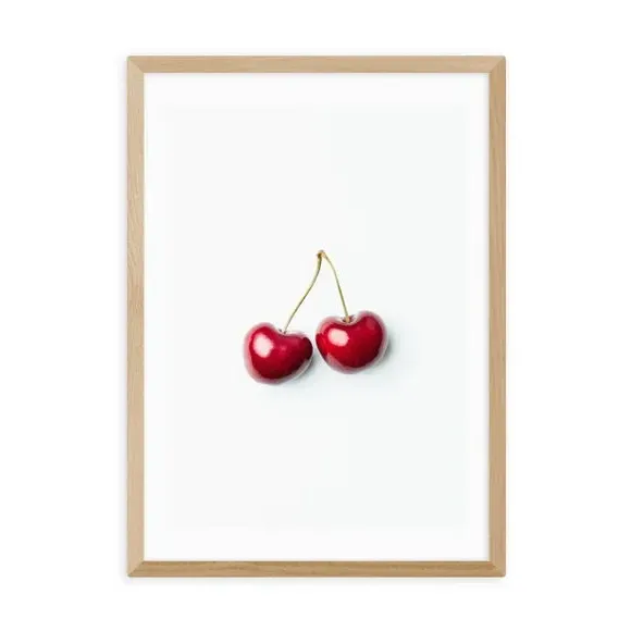 Cherry II Art Print - Red