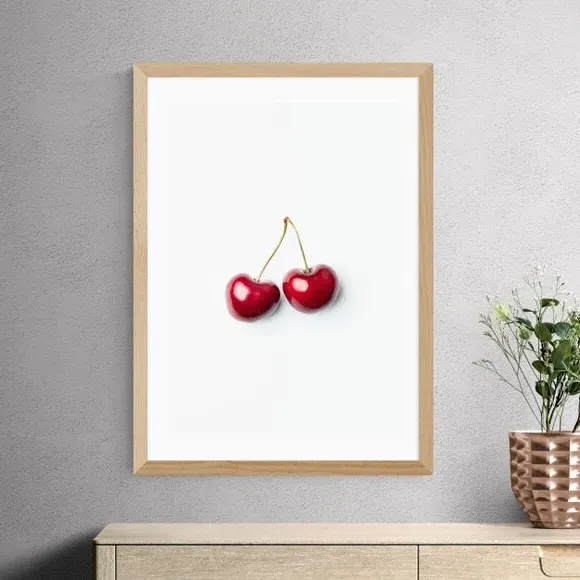 Cherry II Art Print - Red
