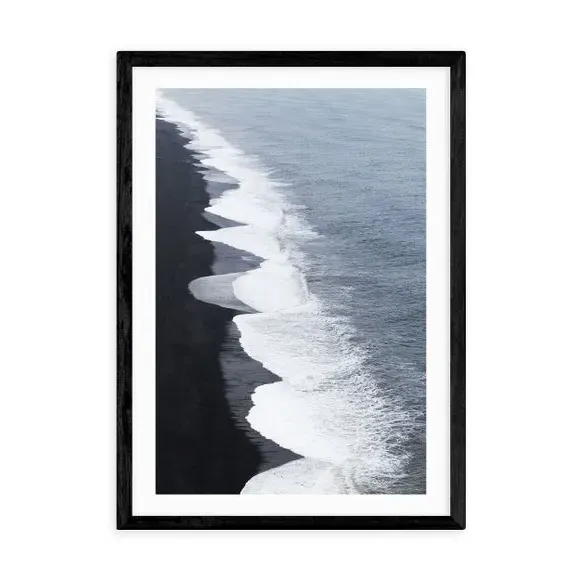 Coastal Print with Frame Options - Blue