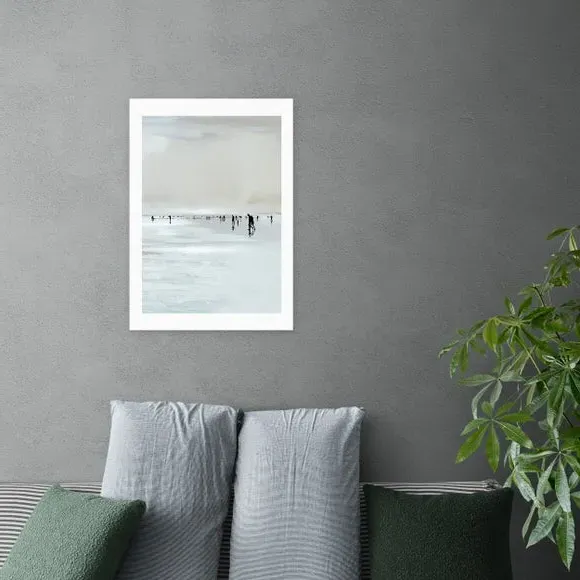 Coastal Wall Print - Natural, Archival Paper