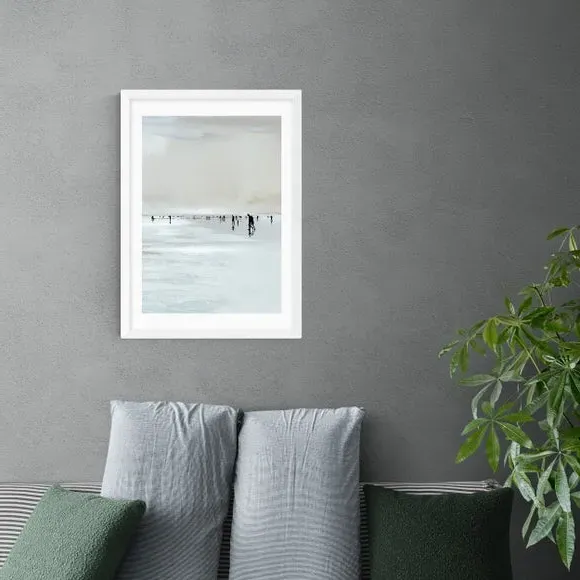 Coastal Wall Print - Natural, Archival Paper