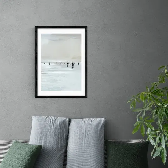 Coastal Wall Print - Natural, Archival Paper