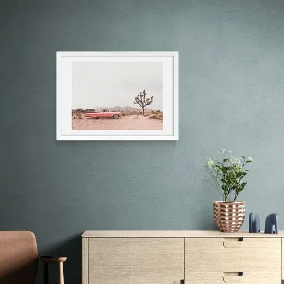 Desert Landscape Wall Print - Natural