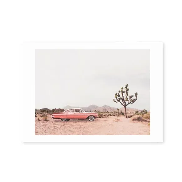 Desert Landscape Wall Print - Natural