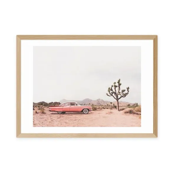 Desert Landscape Wall Print - Natural