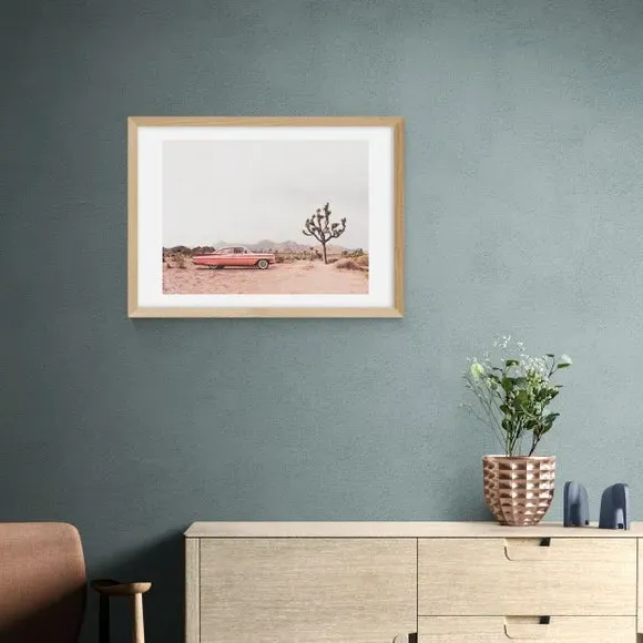 Desert Landscape Wall Print - Natural