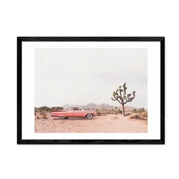 Desert Landscape Wall Print - Natural