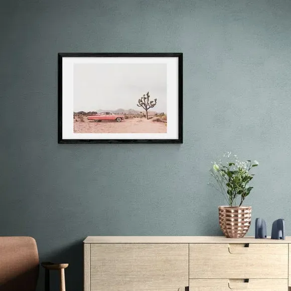 Desert Landscape Wall Print - Natural