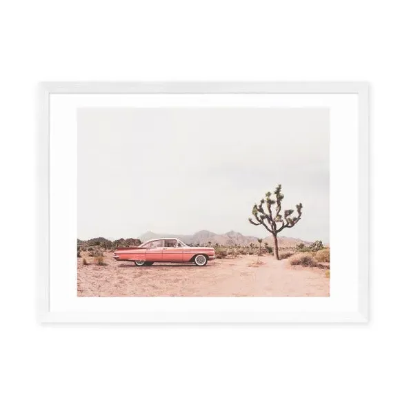 Desert Landscape Wall Print - Natural