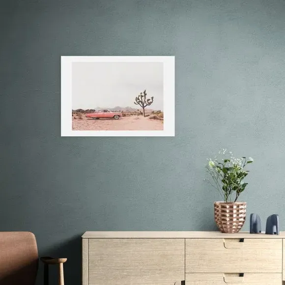 Desert Landscape Wall Print - Natural image