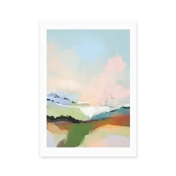 Dream Landscape Wall Print - Multicolor