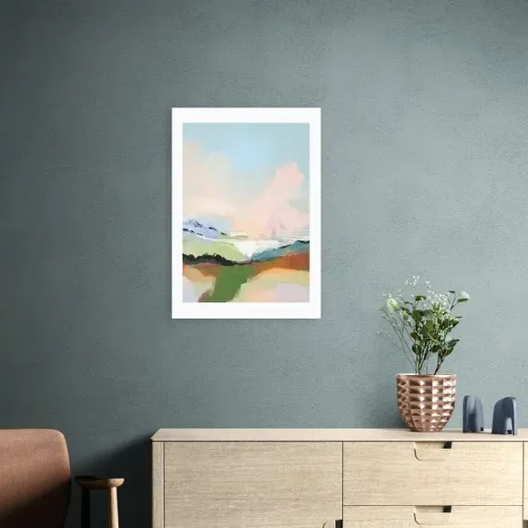 Dream Landscape Wall Print - Multicolor image
