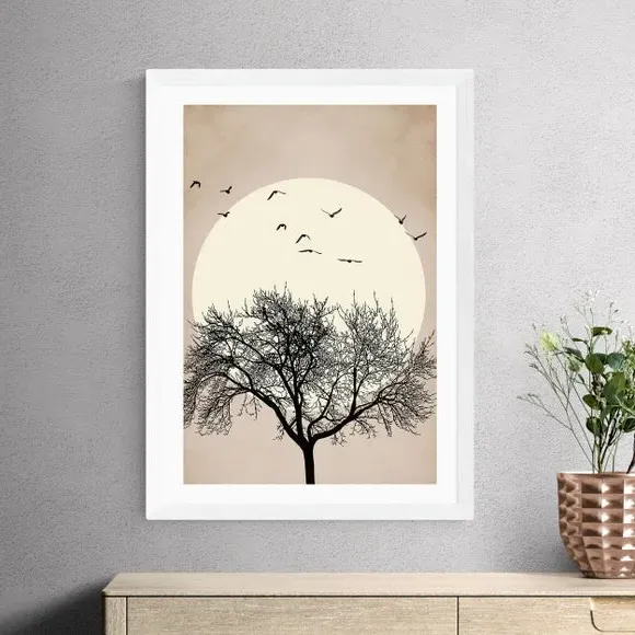 Dreamers Wall Print - Black, Paper